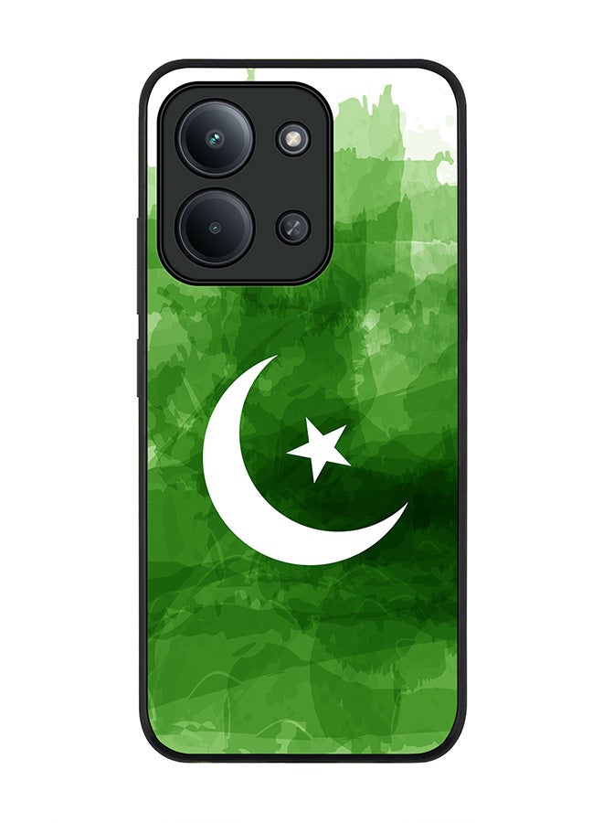Stylizedd غطاء لهاتف Xiaomi Redmi 15C 4G، حماية كاميرا نحيفة، غطاء هاتف مضاد للصدمات - أخضر هلالي - Image 1